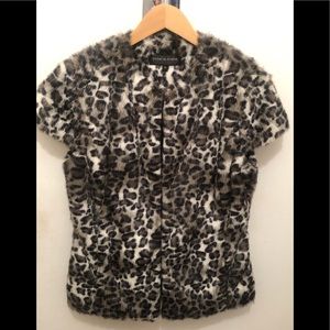 LIVE A LITTLE LEOPARD FAUX FUR JACKET